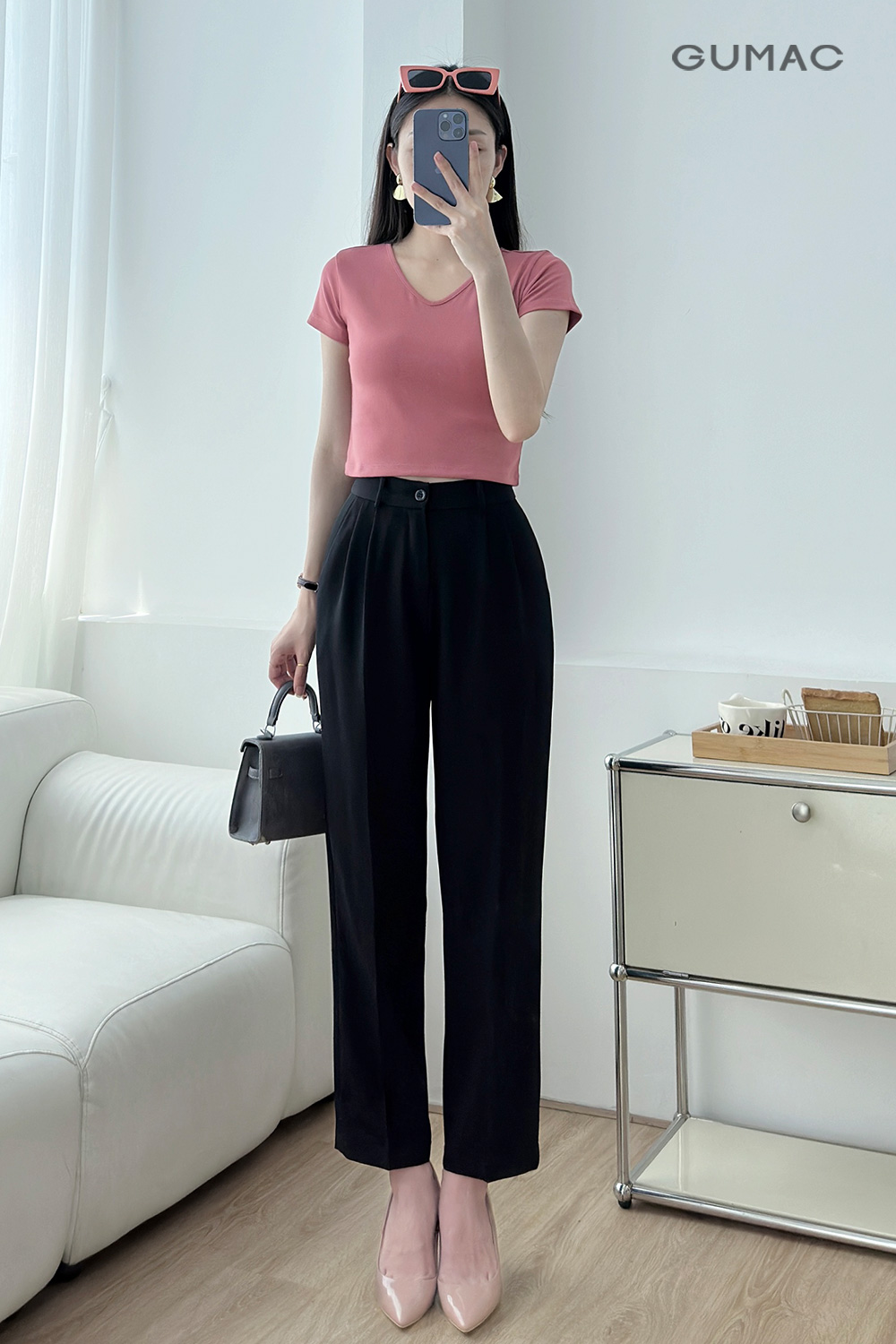 Quần tây kiểu xếp ly