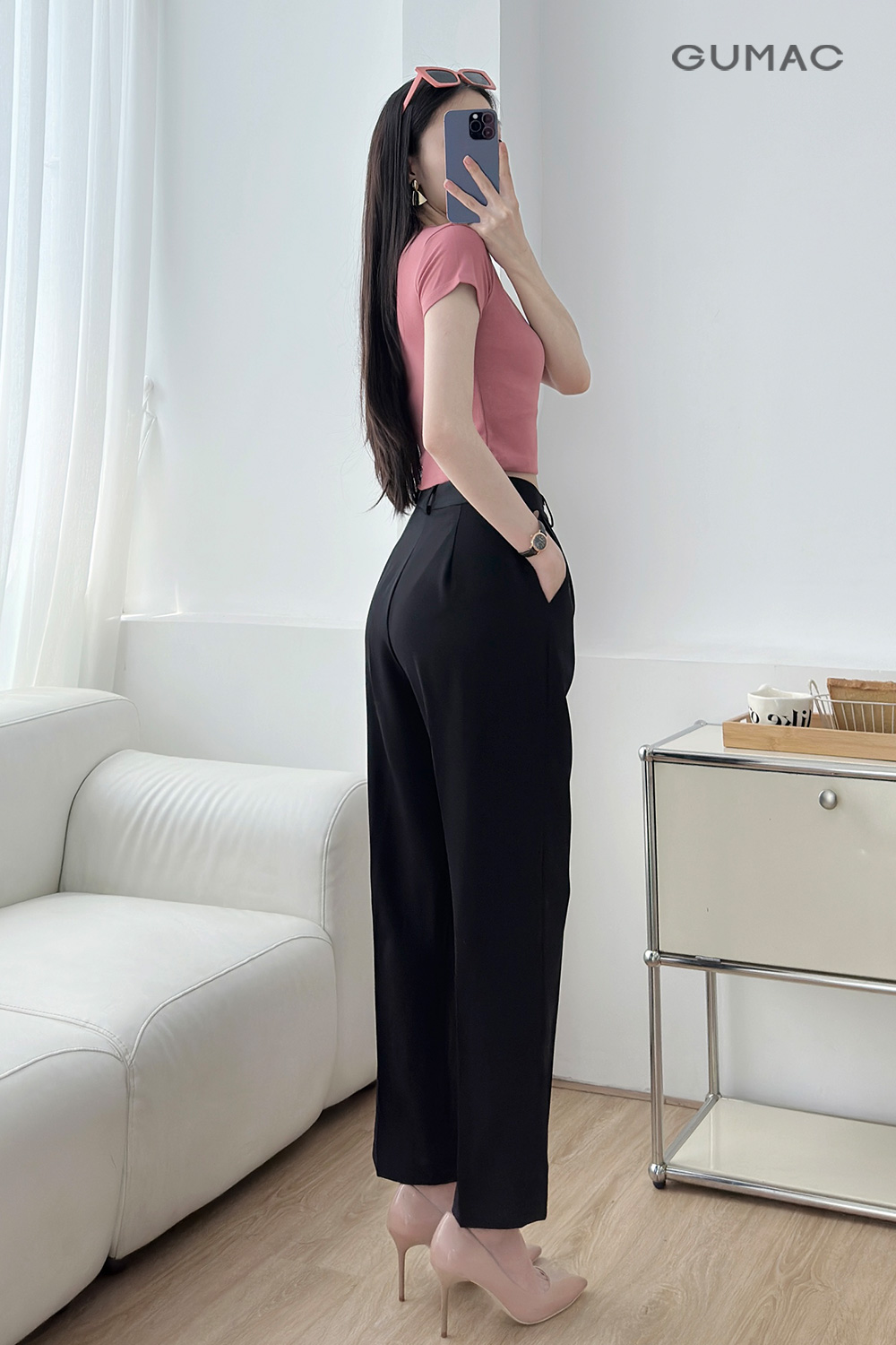 Quần tây kiểu xếp ly