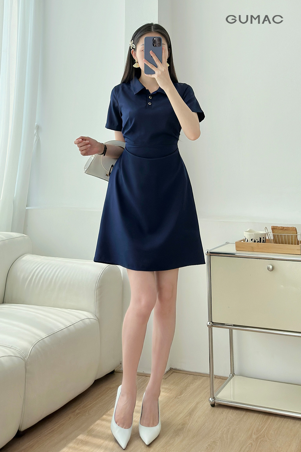 Đầm kiểu nhún eo