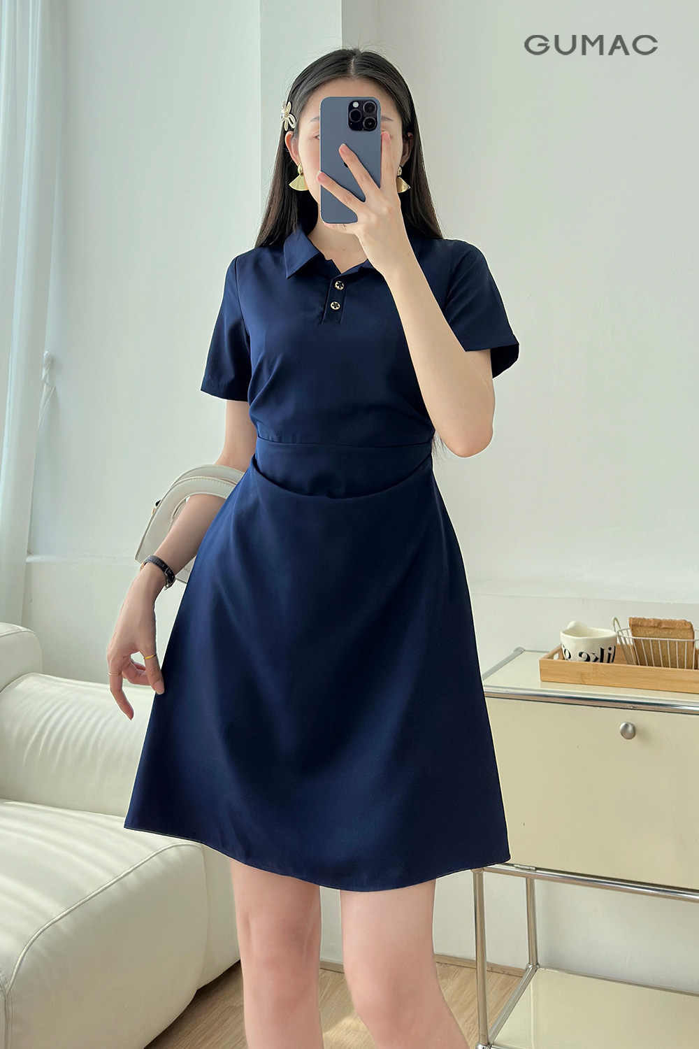 Đầm kiểu nhún eo